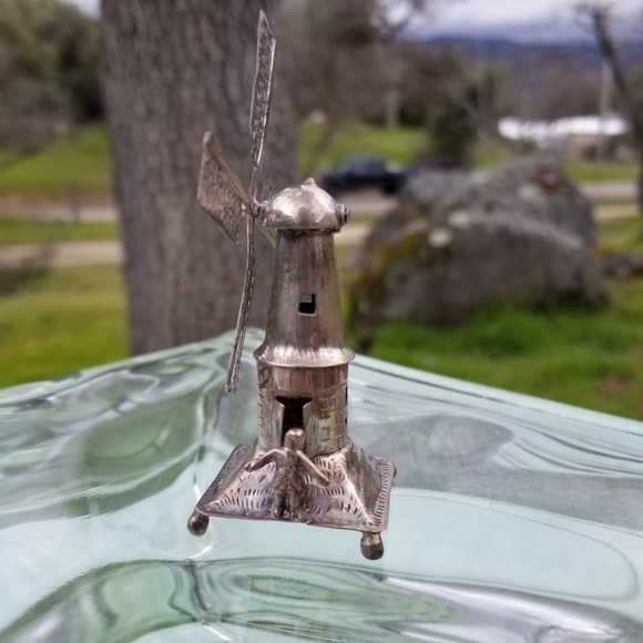 Antique Dutch Sterling Silver Windmill Figurine - Picture 8 of 16